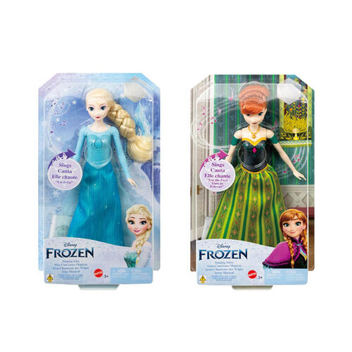 Disney Frozen迪士尼冰雪奇緣 -音樂歌唱娃娃 - 隨機發貨