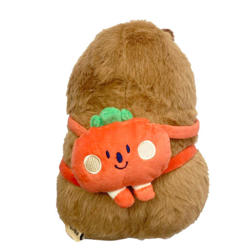 TUNTUNZAI卡皮巴拉	豚豚崽胡蘿蔔背包22cm