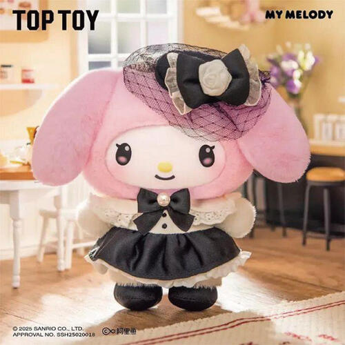TOPTOY/三麗鷗家族姐妹穿搭系列搪膠毛絨盲盒 - 隨機發貨