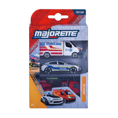 Majorette 美捷輪小汽車-挪威救援3入組-隨機發貨