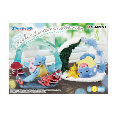 Re-ment POKEMON(再販25)寶可夢圓形立體模型收藏- 隨機發貨