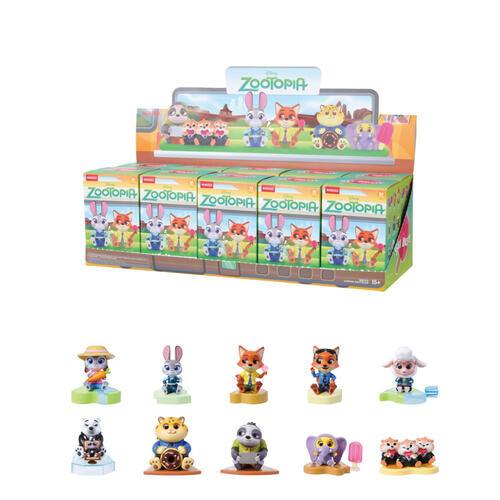 Miniso Disney 迪士尼瘋狂動物城系列乖乖坐盲盒手辦- 隨機發貨