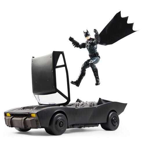 Batman-12吋 蝙蝠俠電影 可動人偶與蝙蝠車