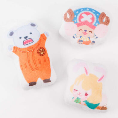 One Piece 航海王 絨毛玩偶磁鐵組(喬巴、培波、卡洛特)
