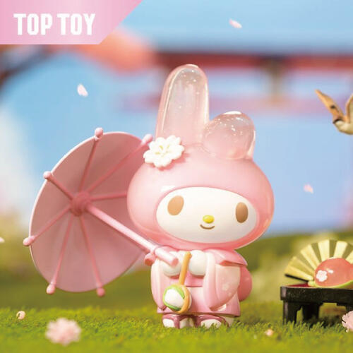 TopToy  三麗鷗家族花兒與和菓子系列手辦- 隨機發貨