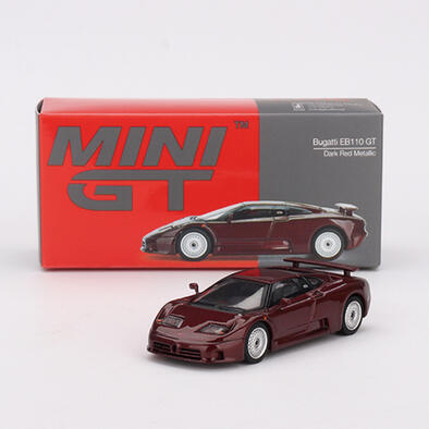 MINIGT	Bugatti EB110 GT Dark Red Metallic 合金車806