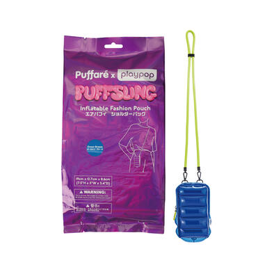 Puffaré x playpop 充氣太空包-未來藍