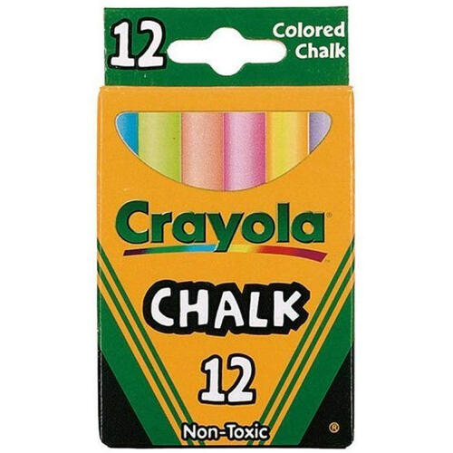 Crayola繪兒樂 6色12入粉筆