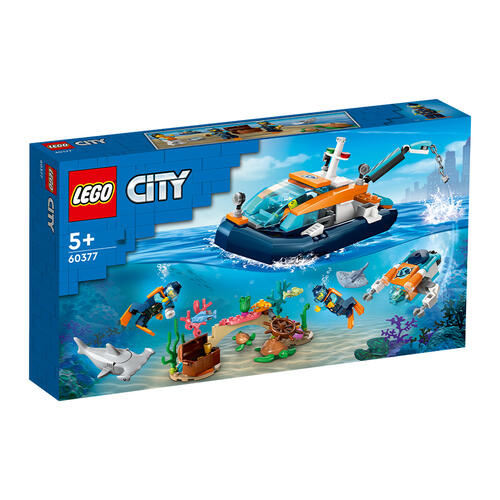 LEGO樂高城市系列 探險家潛水工作船 60377