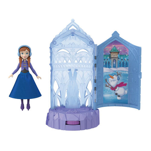 Disney Frozen 迷你迪士尼冰雪奇緣-驚喜旋轉城堡遊戲組-隨機發貨