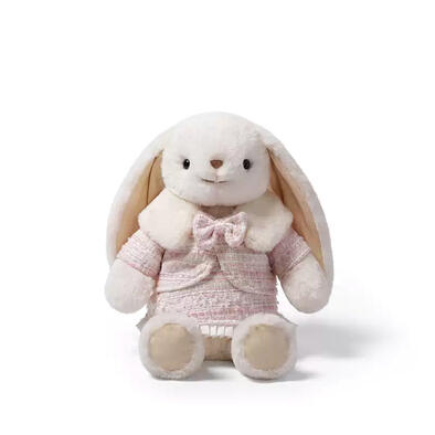 MCHUGS 粉色套裙微笑來瑞特兔25CM