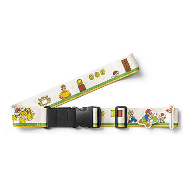 Nintendo任天堂 超級瑪利歐行李箱束帶(瑪利歐腳色)
