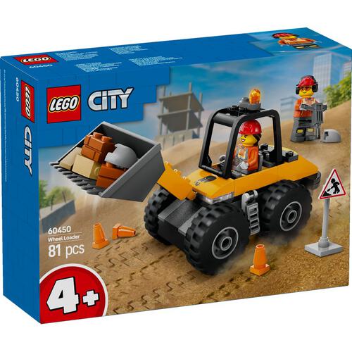 Lego Yellow Construction Wheel Loader 60450