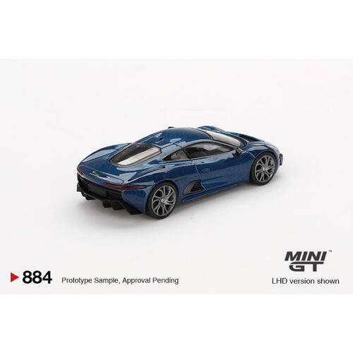 MINIGT	Jaguar C-X75 Blue合金車886 