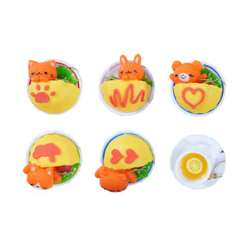J. Dream Gashapons Small Animal Omelet Rice - Assorted