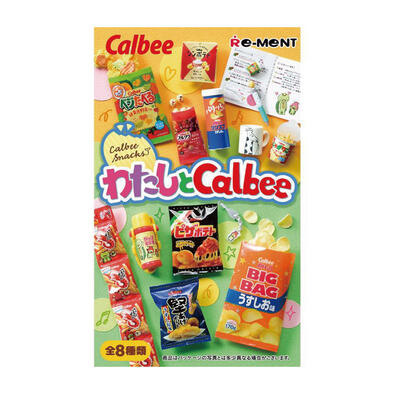 Re-ment 我與Calbee 卡樂比點心 盒玩- 隨機發貨