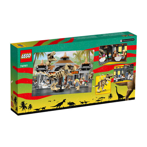 LEGO Jurassic World Visitor Center: T. rex & Raptor Attack 76961