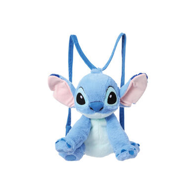 miniso 迪士尼系列史迪奇毛絨立體雙肩包