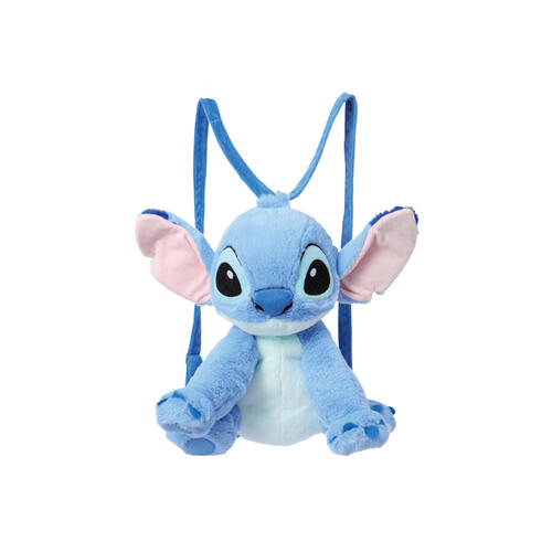 miniso 迪士尼系列史迪奇毛絨立體雙肩包