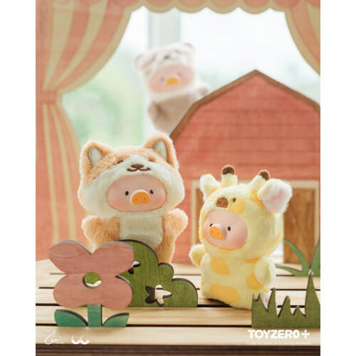 罐頭豬LuLu 動物派對 - 森林劇場膠臉指偶掛件 -隨機發貨