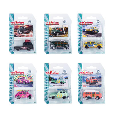 Majorette VW The Originals Premium Cars, 6- Assorted