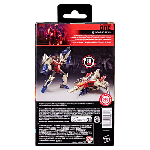 Transformers Studio Series Deluxe Class Transformers One Starscream