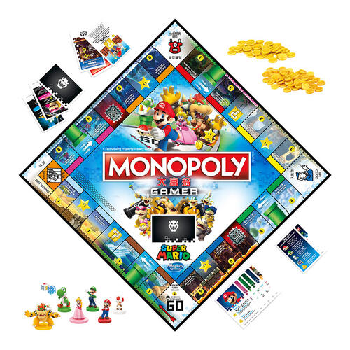 Monopoly 地產大亨超級瑪利歐冒險大挑戰遊戲組(精裝版)