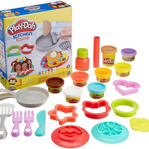 Play-Doh培樂多 廚房系列 翻烤鬆餅遊戲組