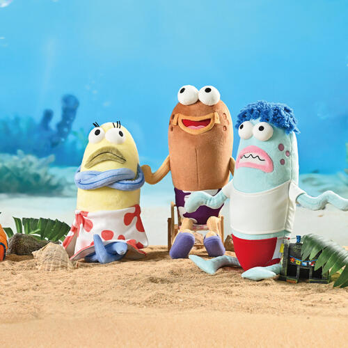 Spongebob海綿寶寶 想想就開心路人魚毛絨掛飾