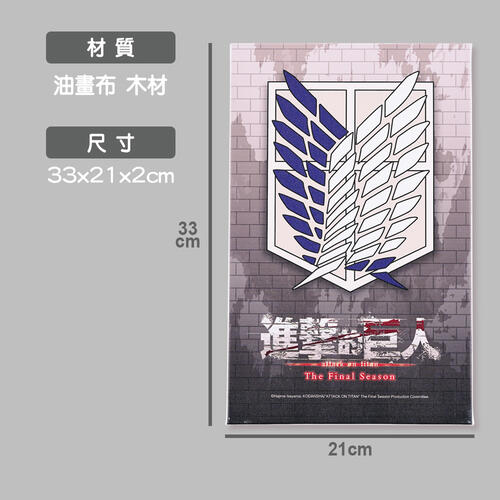 Attack on Titan進擊的巨人 無框畫(中)-里維