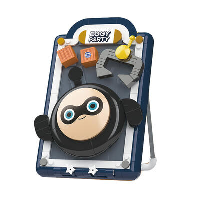 Eggy Party 蛋仔派對積木-蛋小黑積木立體畫