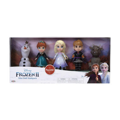 Disney Frozen迪士尼冰雪奇緣 2迷你娃娃5入