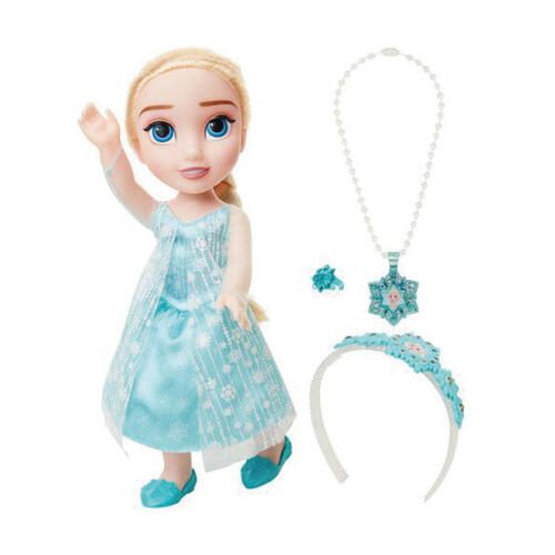 Disney Frozen迪士尼魔雪奇緣 公主娃娃+配件組-艾莎