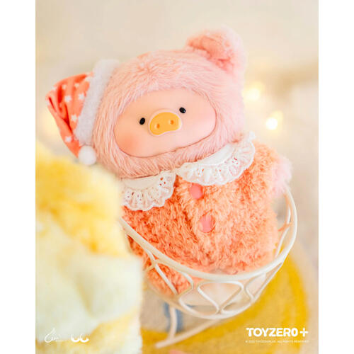 Lulu The Piggy罐頭豬- 「夢裡什麼都有」系列膠臉毛絨掛件- 隨機發貨