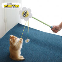 Minions小小兵 小小兵Bob 萌萌太陽花系列逗貓棒