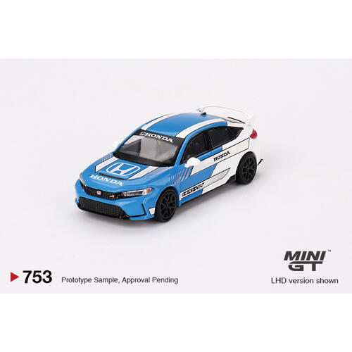 MINIGT	Honda Civic Type R #3 2023 Pace Car Blue 合金車 753
