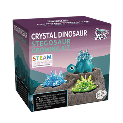 Top Bright STEAM Toys: Growth Crystal Dinosaur (Blue)
