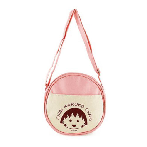Chibi Maruko 櫻桃小丸子 圓形小背包-小丸子