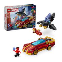 Lego Iron Man Car & Black Panther vs. Red Hulk 76310