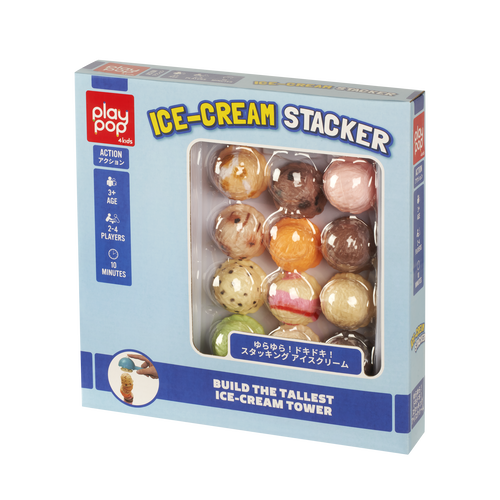 Play Pop Ice-Cream Stacker Action Game