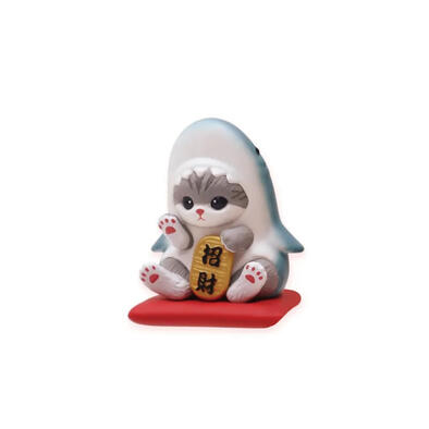 Mofusand 貓福珊迪 招財公仔-鯊魚
