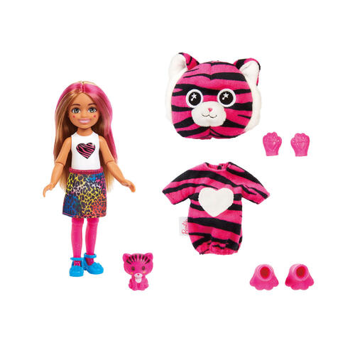 Barbie芭比 芭比驚喜造型娃娃-小凱莉叢林動物系列- 隨機發貨