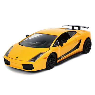 Jada 佳達 玩命關頭1:24合金車- LamborghiniGallardoSuperleggera-黃色款