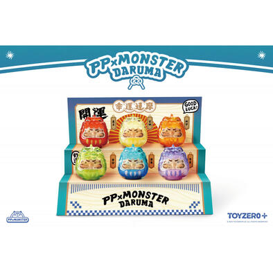 Toyzeroplus PP X MONSTER 霓彩達摩盲盒- 隨機發貨