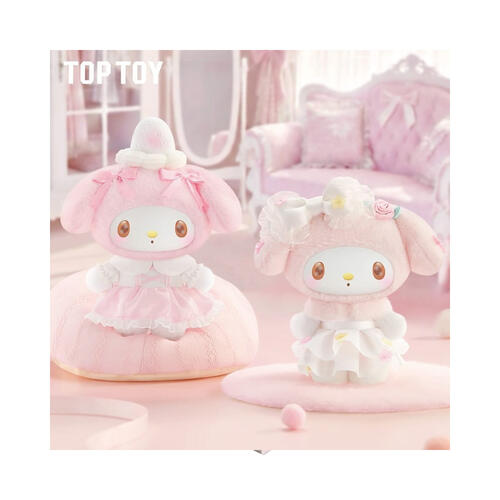 Sanrio  TOP TOY 三麗鷗美樂蒂甜夢淑女屋系列絨毛盲盒- 隨機發貨