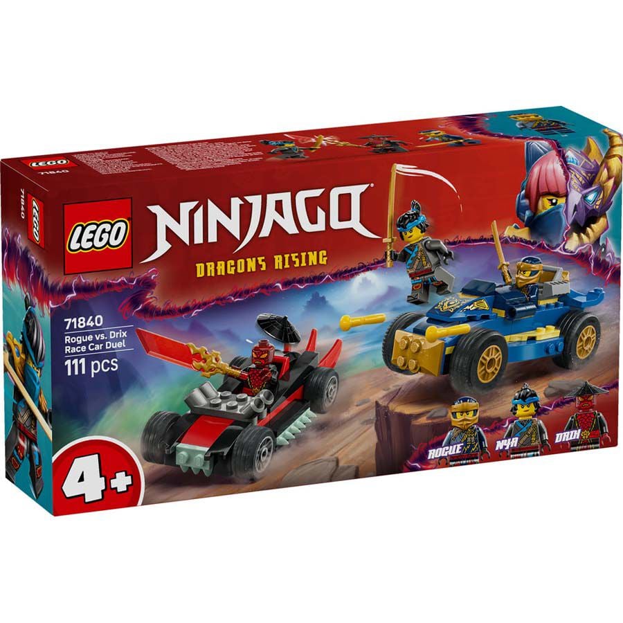 LEGO樂高幻影忍者系列羅格和錐克斯的賽車大對決71840 | 台灣玩具“反”斗