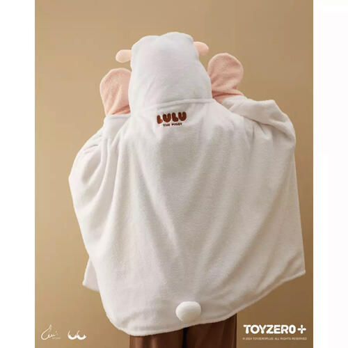 TOYZEROPLUS 罐頭豬LuLu 變裝系列 - 連帽空調毯 (豬羊)