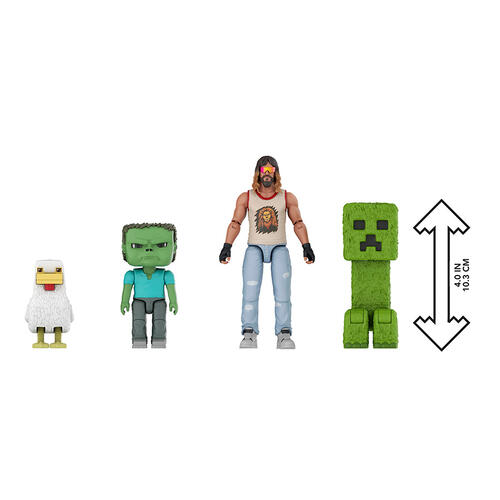 Minecraft A Minecraft Movie Woodland Mansion Throwdown Figure Pack