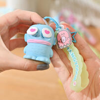 Sanrio三麗鷗 人魚漢頓捏捏樂吊飾-隨機發貨