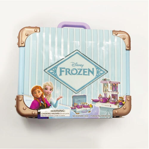 Disney Frozen迪士尼冰雪奇緣 迪士尼旅行小提箱-冰雪奇緣廚具